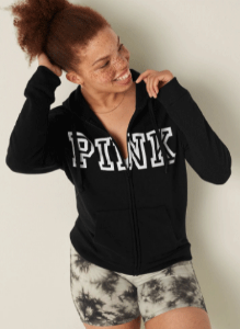 PINK EVERYDAY LOUNGE PERFECT FULL-ZIP  11157155
