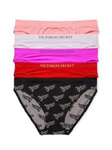 VICTORIA&#039;S SECRET BARE 5-pack Seamless Logo Waist Bikini Panties 11196932