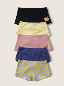 PINK 5-PACK COTTON SHORTIE 11187587
